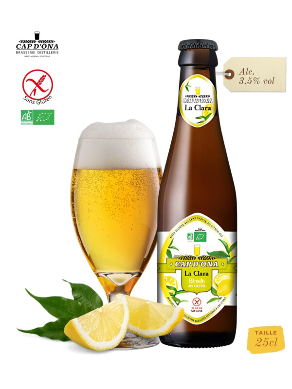 Blonde au Citron BIO sans gluten - Pack de 12 bouteilles